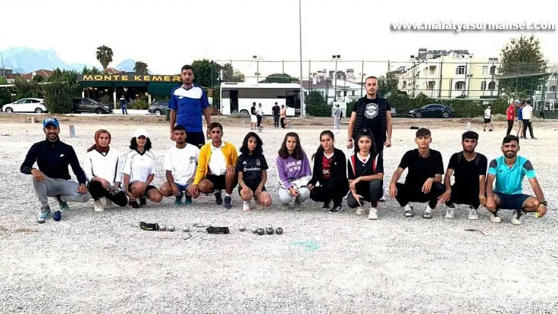 Elazığ'dan 4 sporcu Bocce Milli Takım seçmelerine katılacak