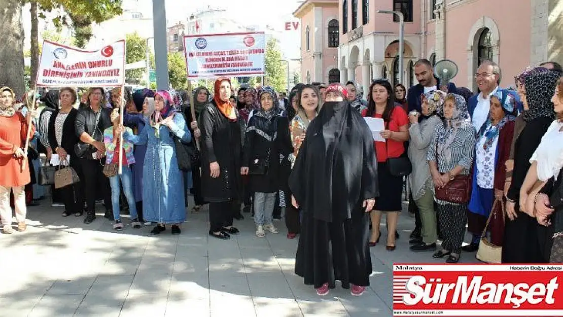 Elazığ'dan, Diyarbakır'da nöbet tutan annelere destek