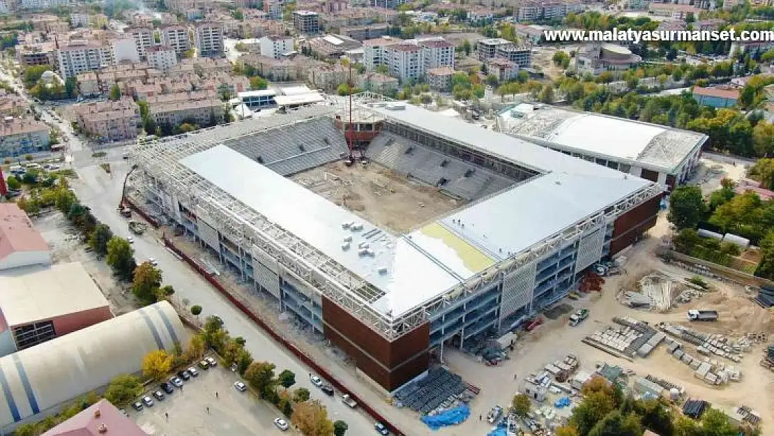 Elazığ Stadyumu'nda çalışmalar yeniden başladı