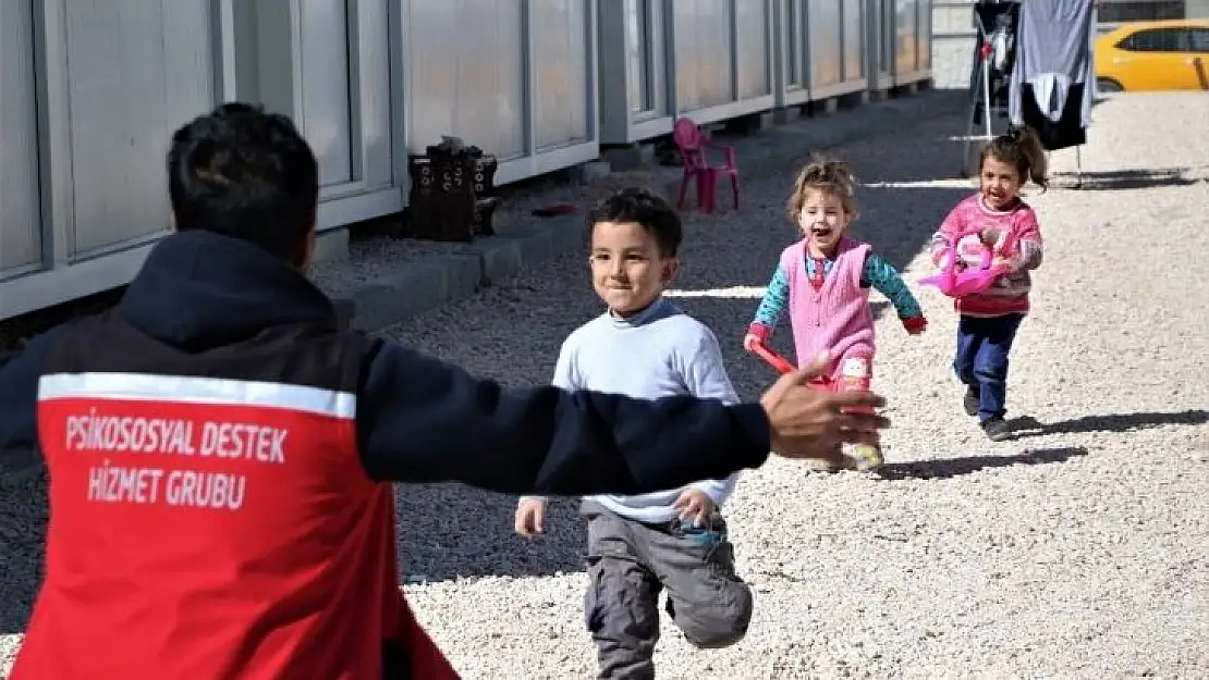 Elazığ'da 110 bin depremzedeye psikososyal destek