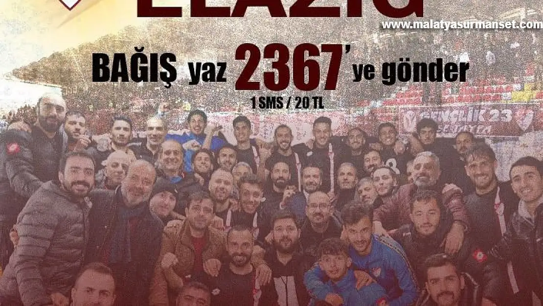 Elazığspor'un SMS kampanyasına destek çığ gibi büyüyor