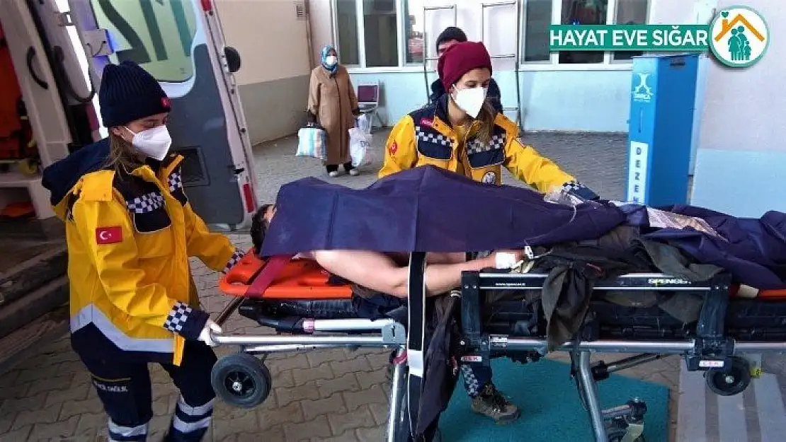 Elektrik akımına kapılan inşaat işçisi yaralandı
