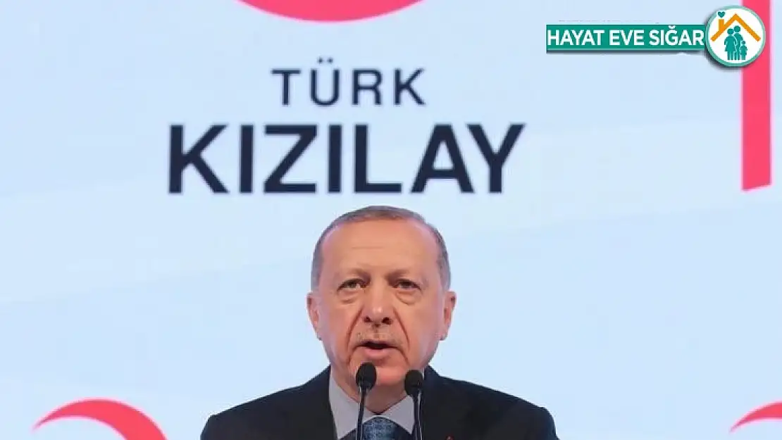 Erdoğan'dan Kızılaycılara özel tebrik