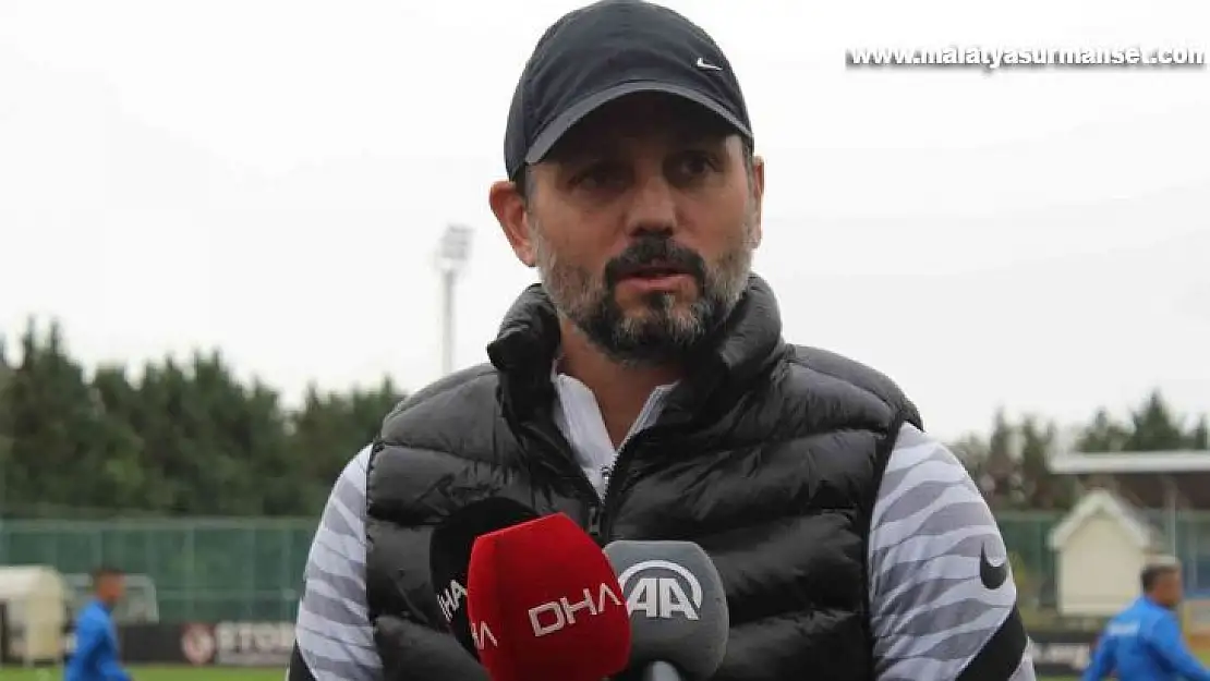 Erol Bulut: 'Deplasmandaki talihsizliğimizi Galatasaray maçı ile değiştirmek istiyoruz'