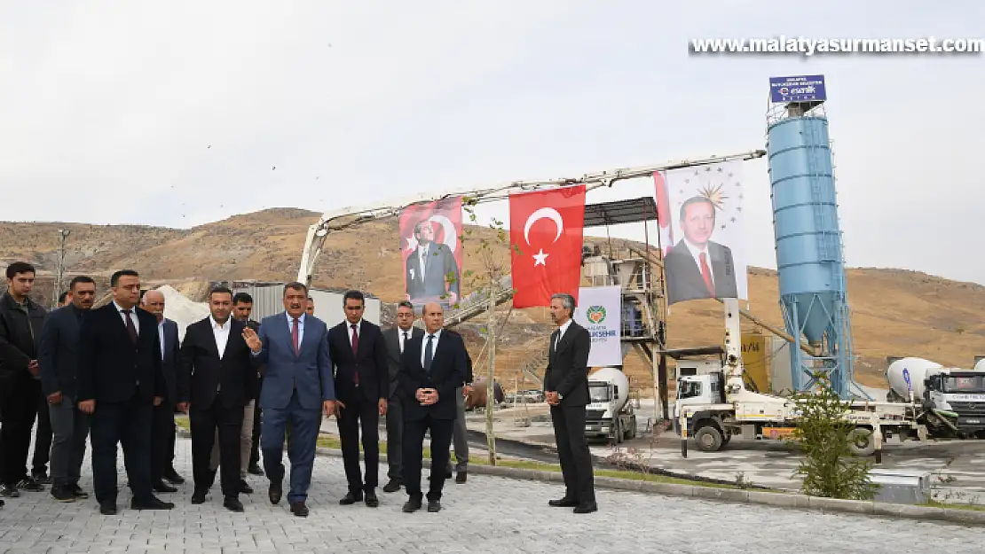 Esenlik Şirketine Ait Beton Santrali Üretime Başladı