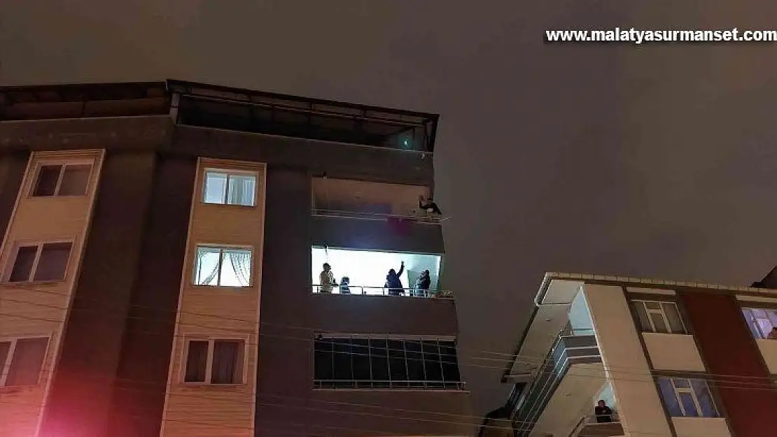 Eşi evi terk eden şahıs çocuğunu görmek için intihara kalkıştı