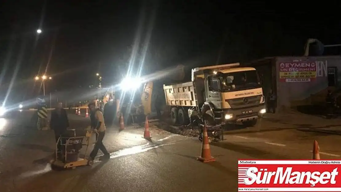 Eski Besni Caddesinde alt yapı çalışmaları