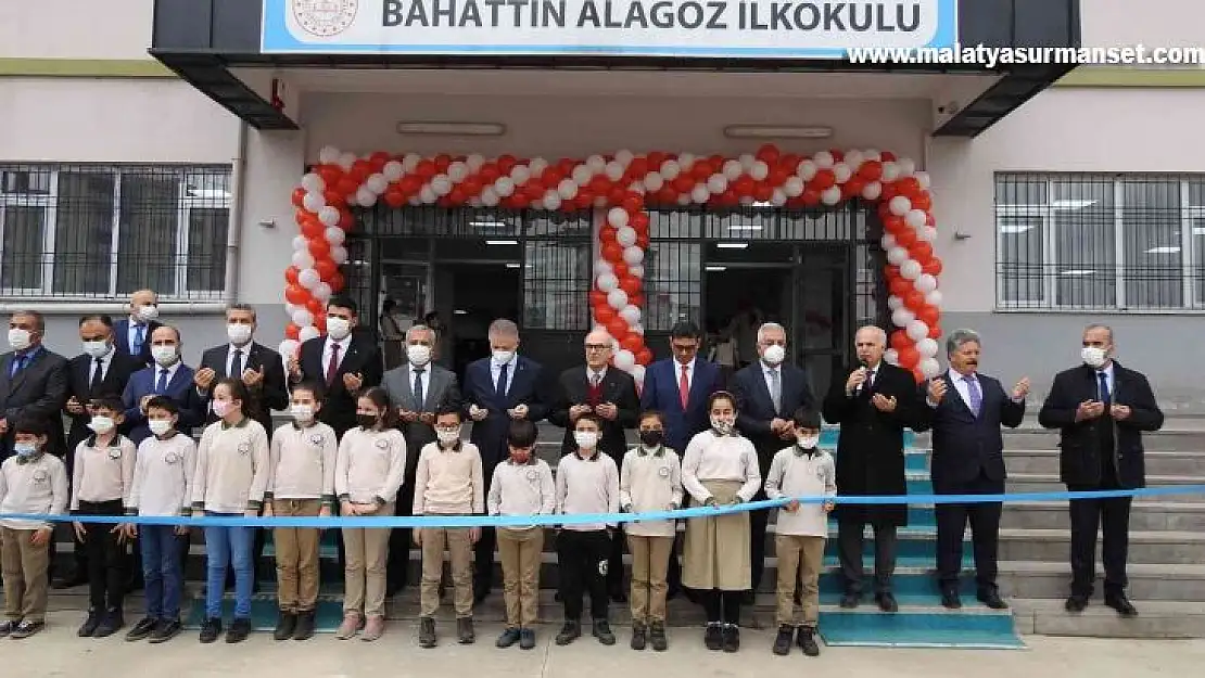 Eski Devlet Bakanı Alagöz'ün adının verildiği okul törenle açıldı