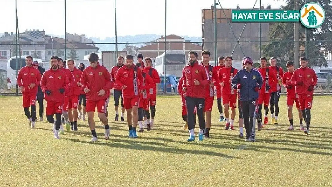 Eskişehirspor, Balıkesir deplasmanı öncesi hazırlıklarını tamamladı