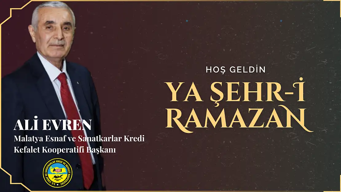 ESKKB Başkanı Ali Evren'den Ramazan Ayı Mesajı