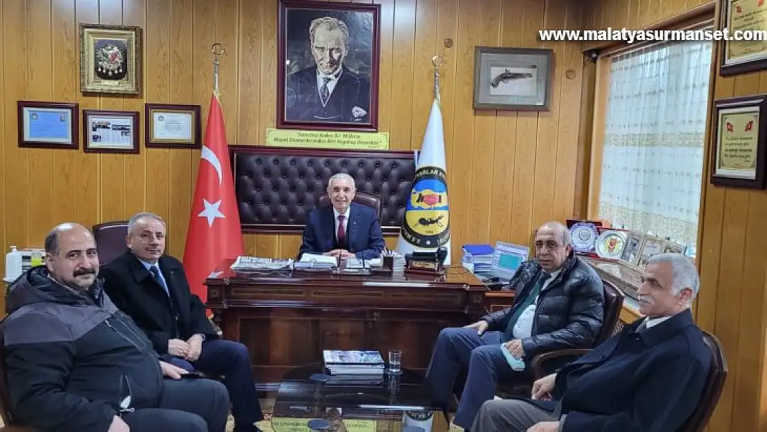 ESKKK Başkanı Ali Evren MGC Başkanı Güner'e Ahilik Kalemi