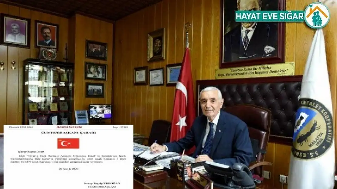 ESKKK Başkanı Ali Evren ' Sayın Cumhurbaşkanımız Erdoğan'a Esnaflarımız Adına Teşekkür Ediyorum'