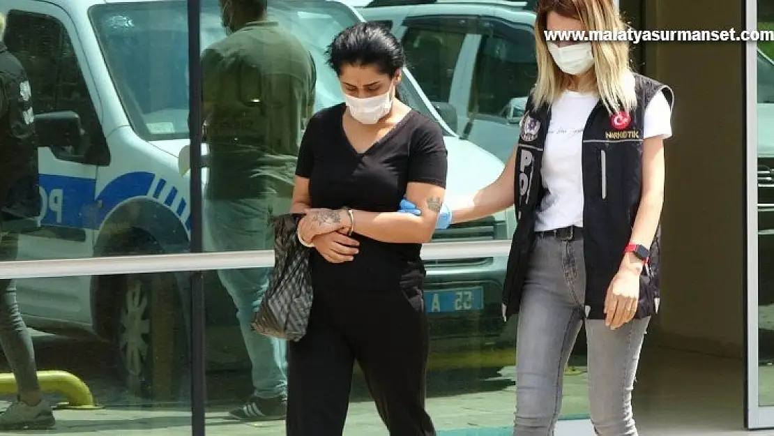 Evinde uyuşturucu ele geçirilen kadın tutuklandı
