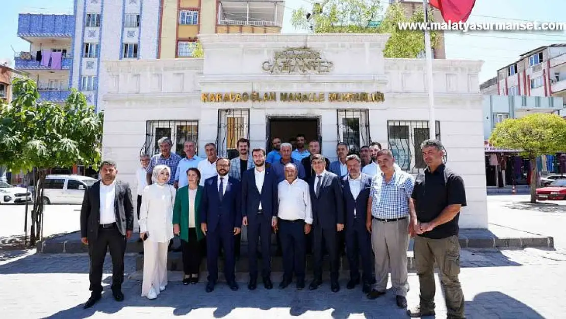 Fadıloğlu ile Yüksel, Karacaoğlan sakinlerini ziyaret ettiler