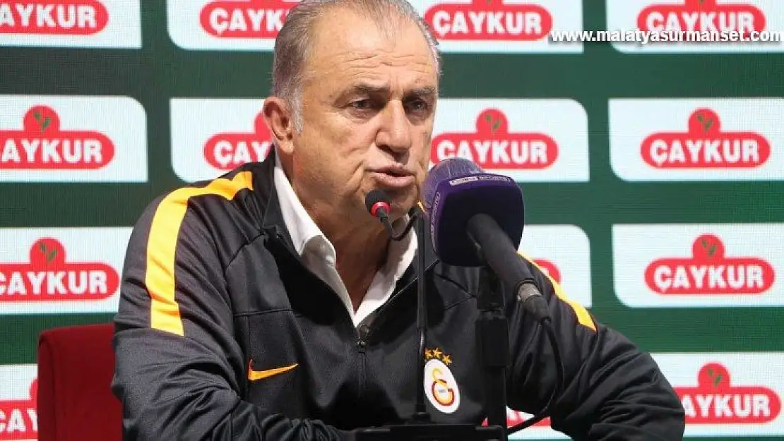 Fatih Terim Bugün çok memnun kaldım