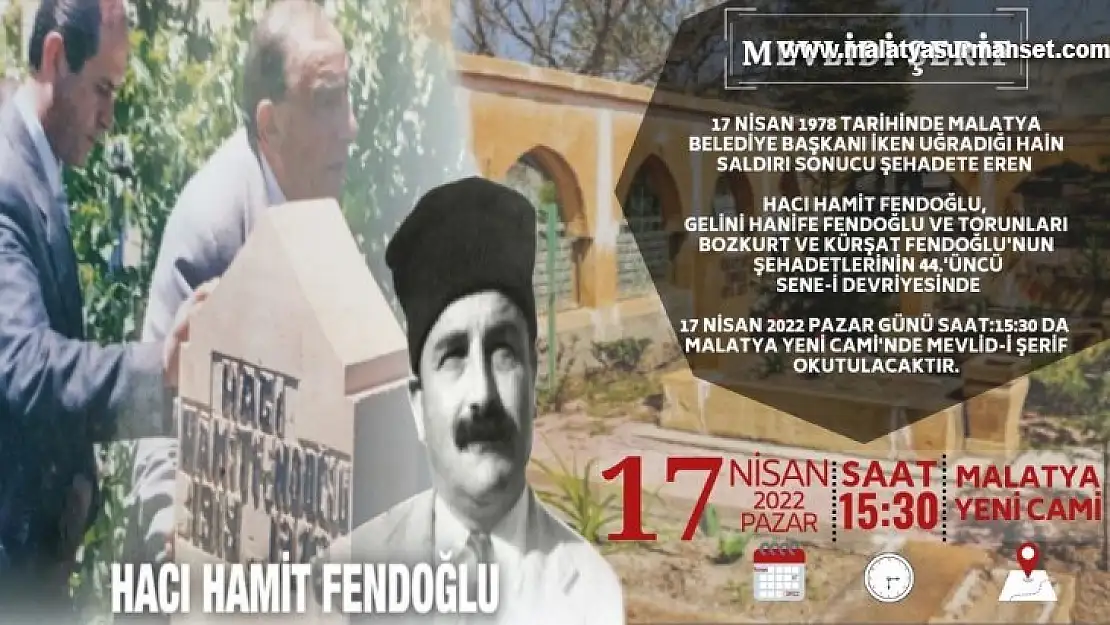 Fendoğlu'ndan Mevlid'e davet