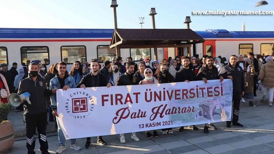 Fırat Üniversitesi'nden tren yolculuğu ve Palu gezisi