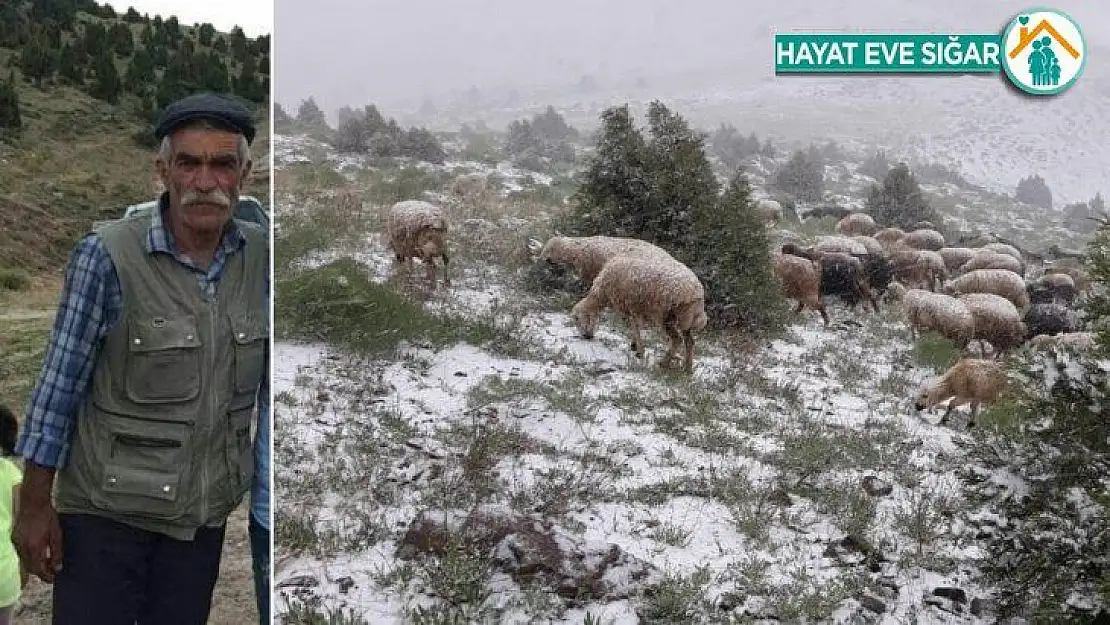 Fırtınada kalan sürüsünü kurtarmaya giderken hayatını kaybetti