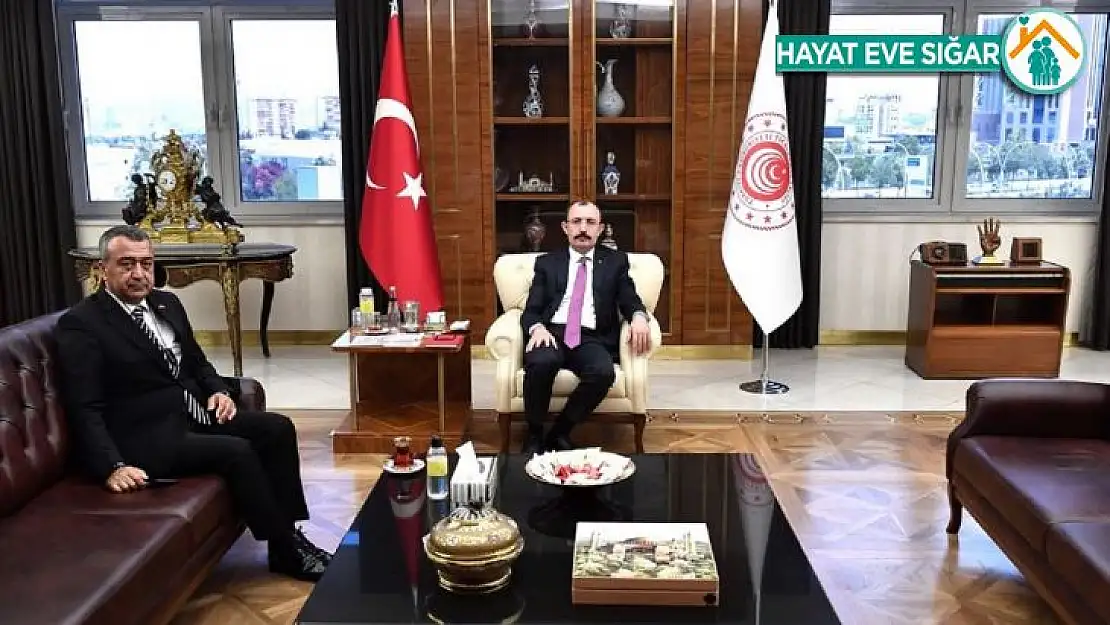 GAİB Başkanı Kileci'den Ticaret Bakanı Mehmet Muş'a ziyaret