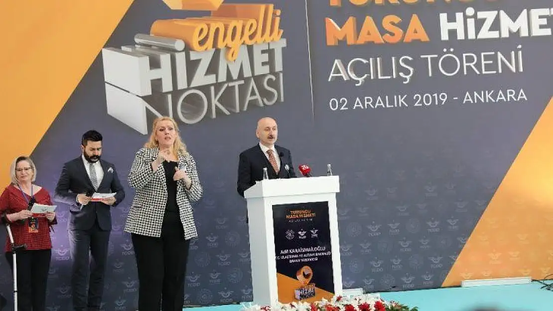 Garlarda engellilere yönelik Turuncu Masa Hizmet Noktası uygulaması başladı