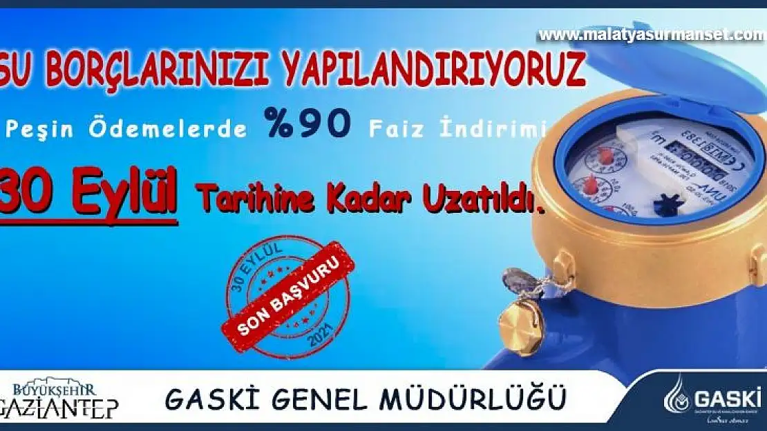 GASKİ yapılandırma süresinde uzatmaya gitti