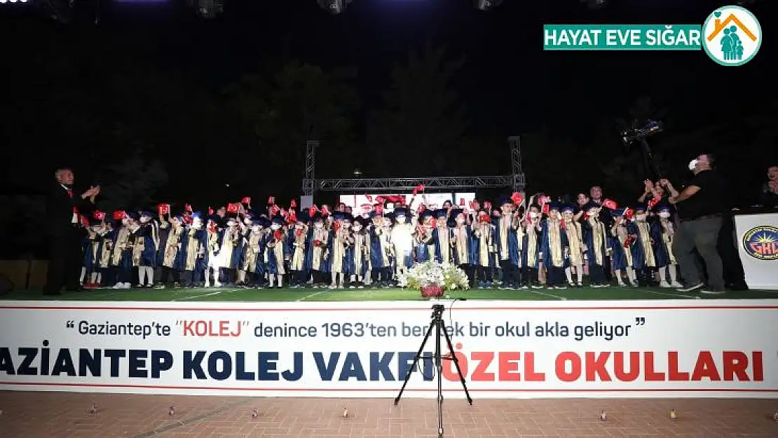 Gaziantep Kolej Vakfı'nda miniklerin kep heyecanı