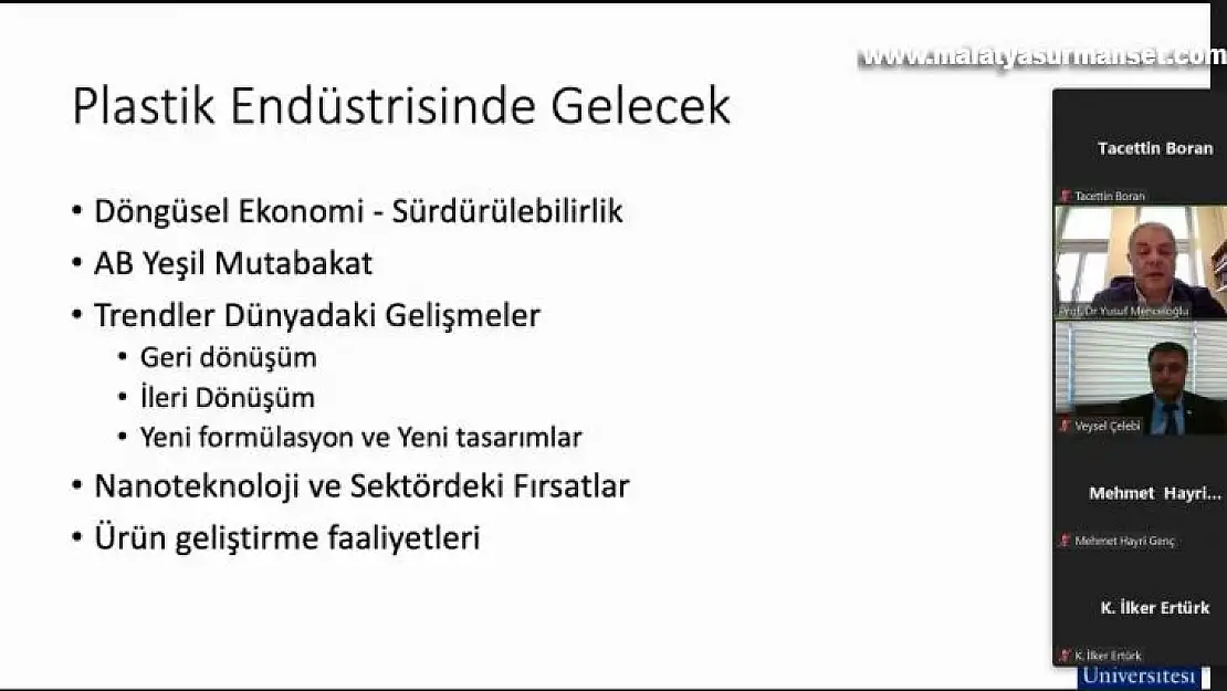 Gaziantep plastik sektörünün rekabet gücünün artırılması toplantısı yapıldı