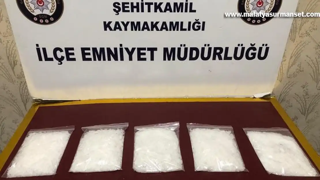 Gaziantep'te 1 kilo metamfetamin ele geçirildi