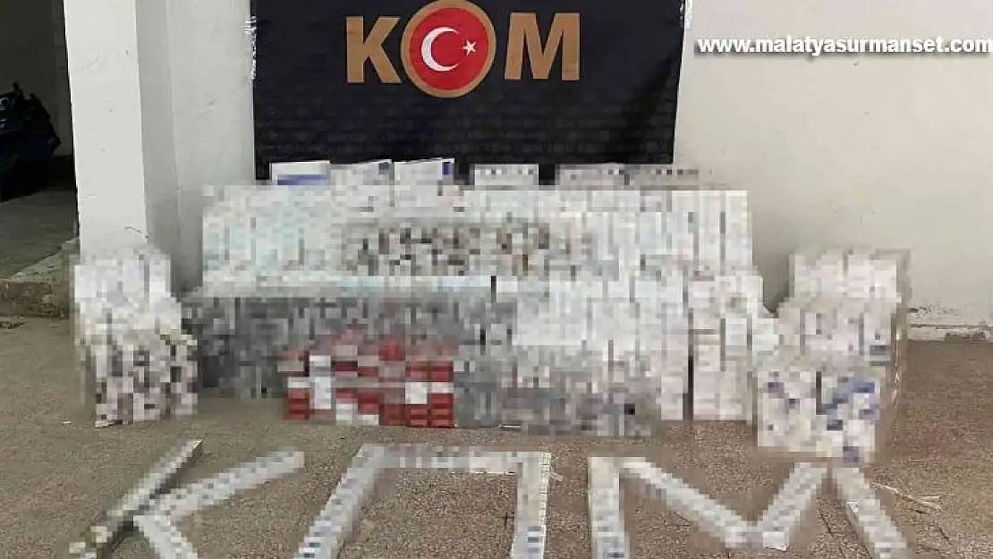 Gaziantep'te 12 bin 530 paket kaçak sigara ele geçirildi