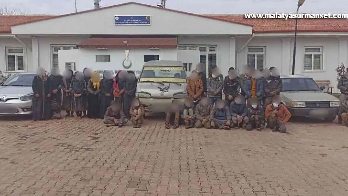 Gaziantep'te 60 düzensiz göçmen yakalandı