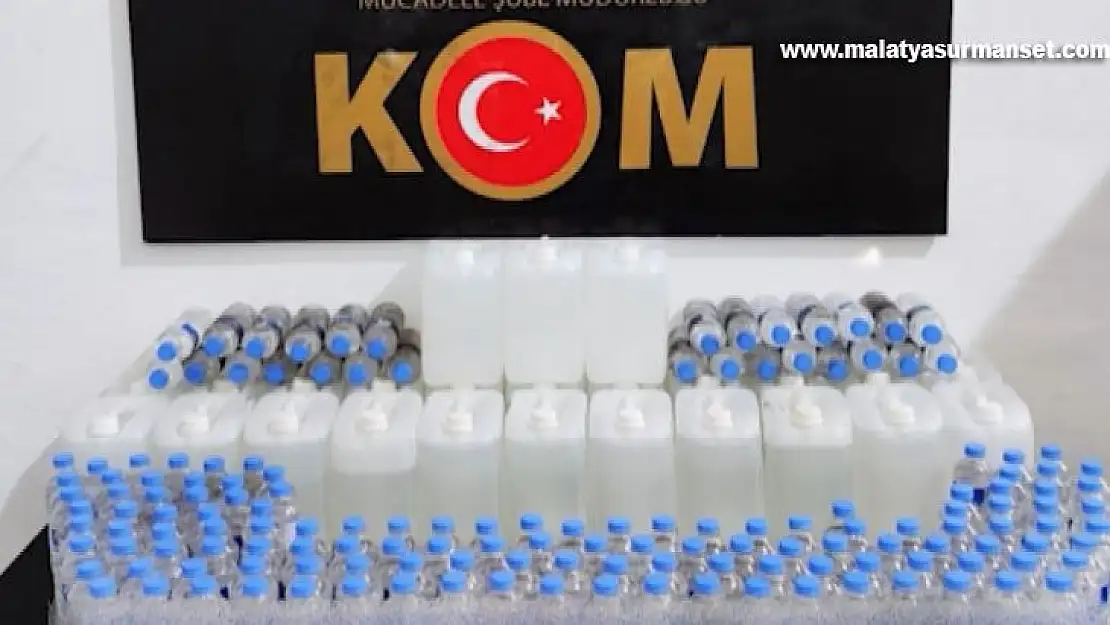 Gaziantep'te 84 litre sahte dökme alkol ele geçirildi