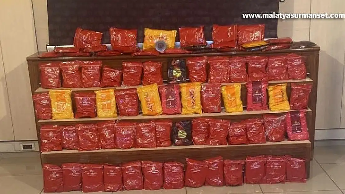 Gaziantep'te 88 kilogram kaçak nargile tütünü ele geçirildi