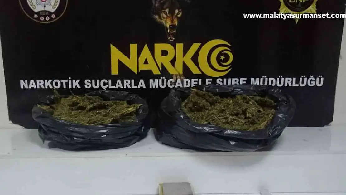 Gaziantep'te 9 kilo esrar ele geçirildi