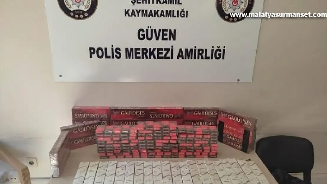 Gaziantep'te bir haftada 37 bin paket kaçak sigara yakalandı