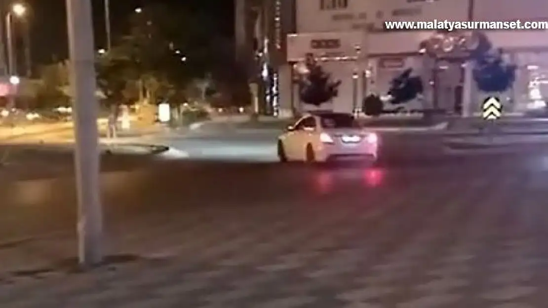 Gaziantep'te drift atan şahsa 9 bin TL ceza