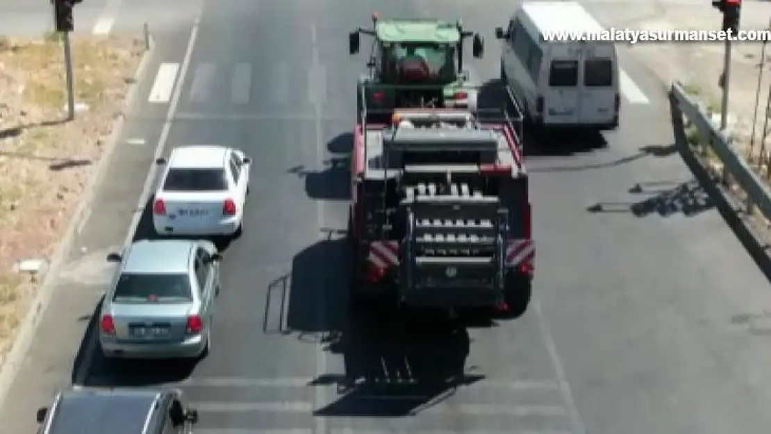 Gaziantep'te dron destekli trafik denetiminde 17 araca ceza