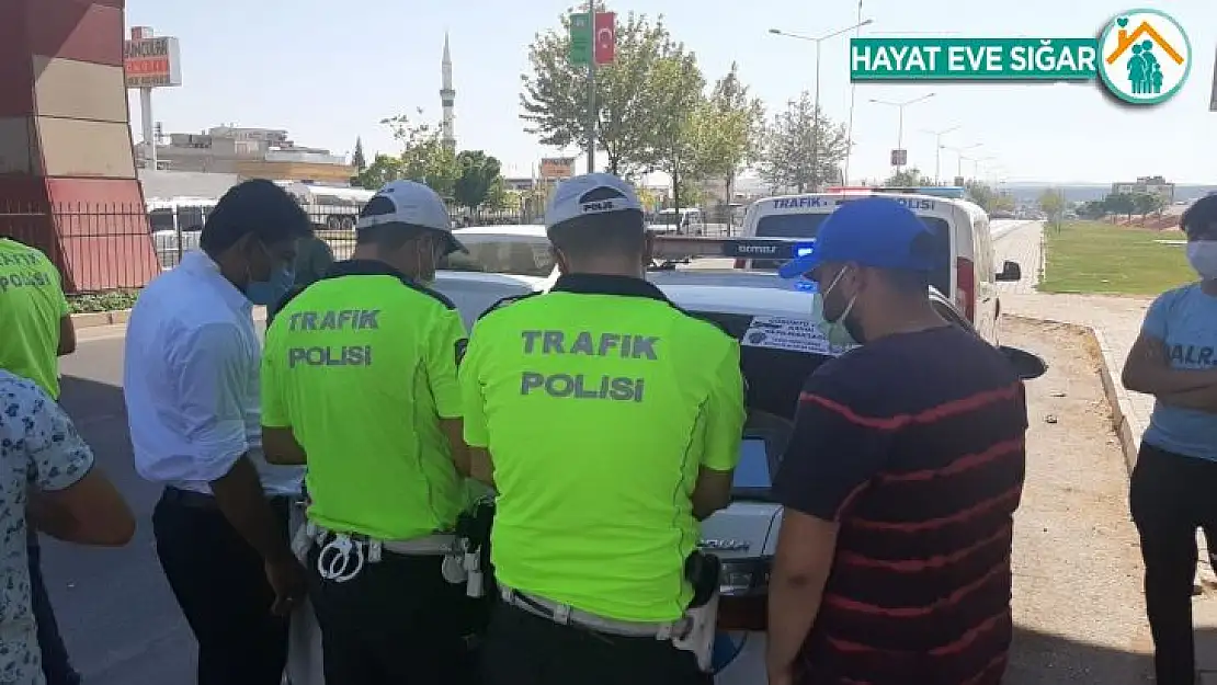 Gaziantep'te drone destekli trafik denetimi