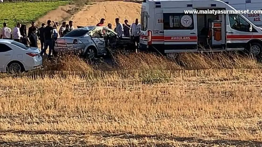 Gaziantep'te iki araç çarpıştı: 5 yaralı