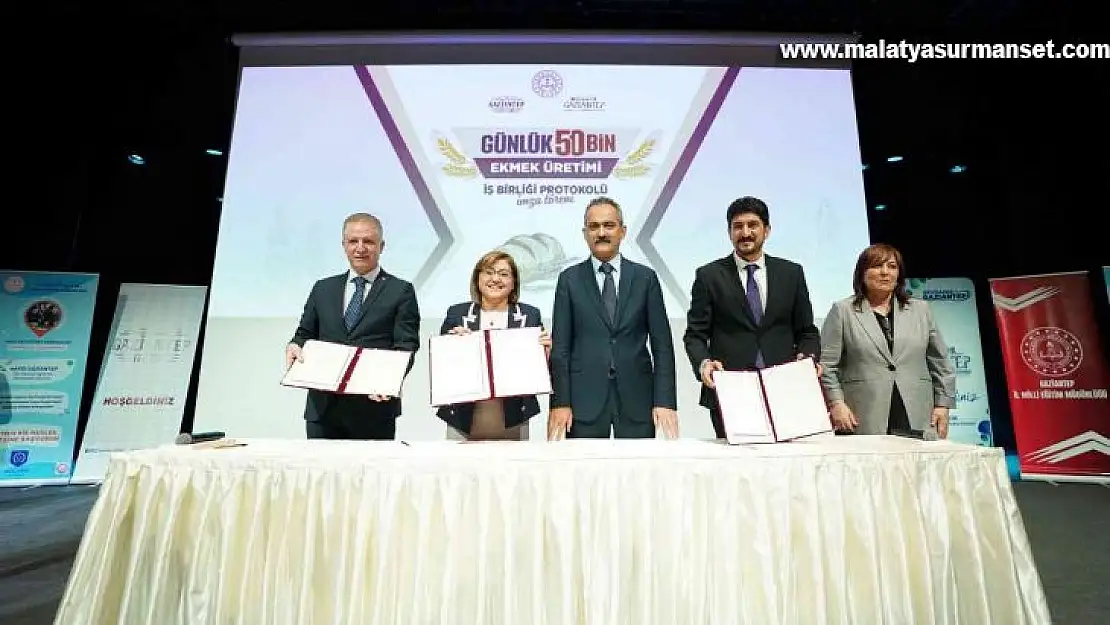 Gaziantep'te meslek liseleri halk ekmek üretecek