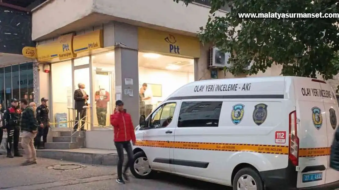 Gaziantep'te PTT şubesinde silahlı soygun