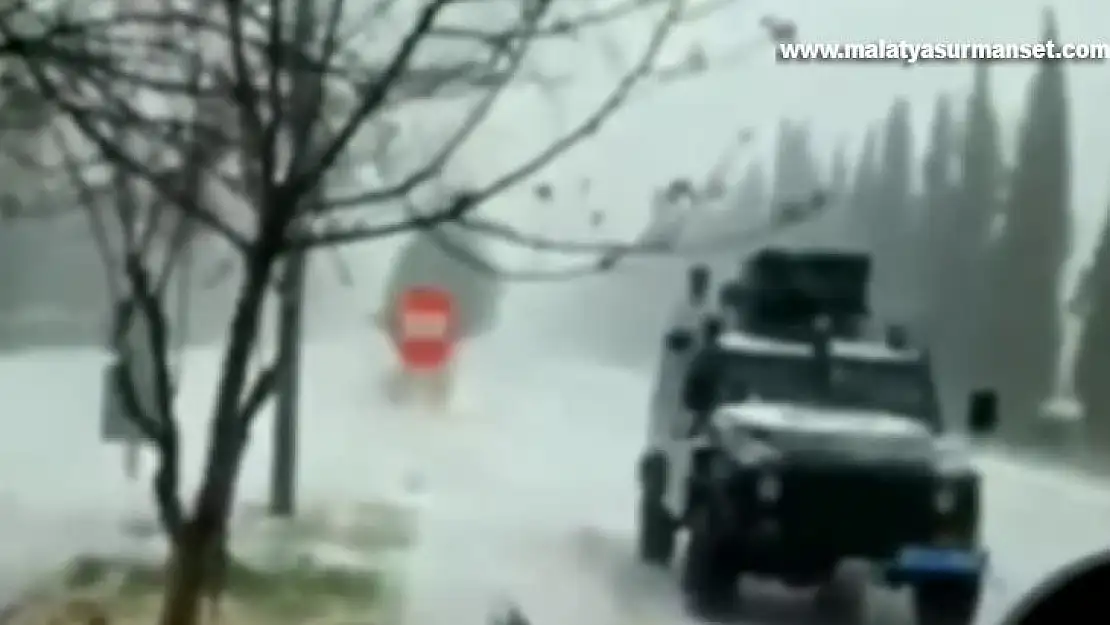 Gaziantep'te sağanak yağış ve dolu etkili oldu