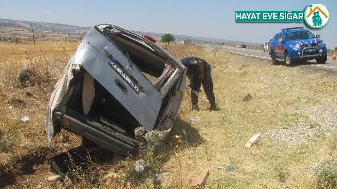 Gaziantep'te trafik kazası: 1 ölü, 2 yaralı