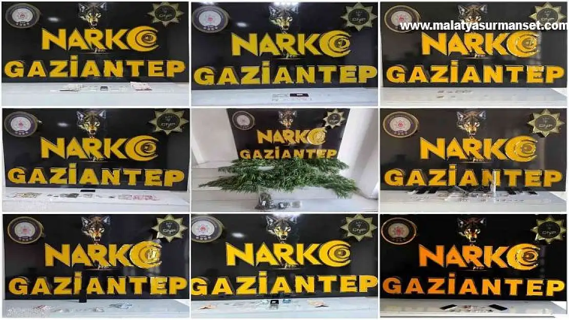 Gaziantep'te uyuşturucu operasyonu