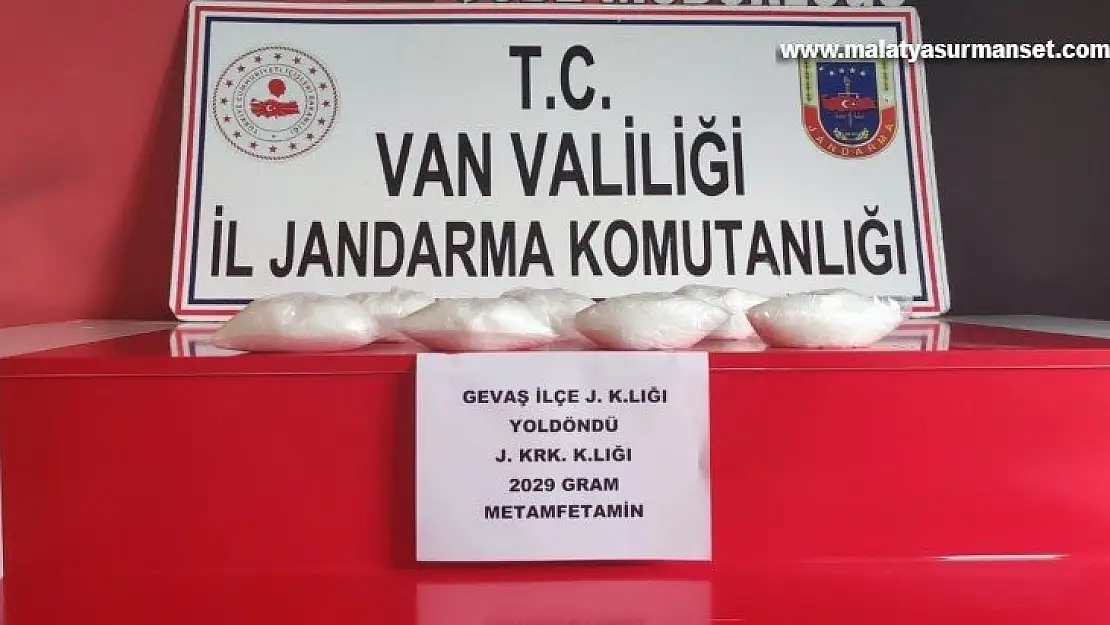 Gevaş'ta 2 kilo metamfetamin ele geçirildi