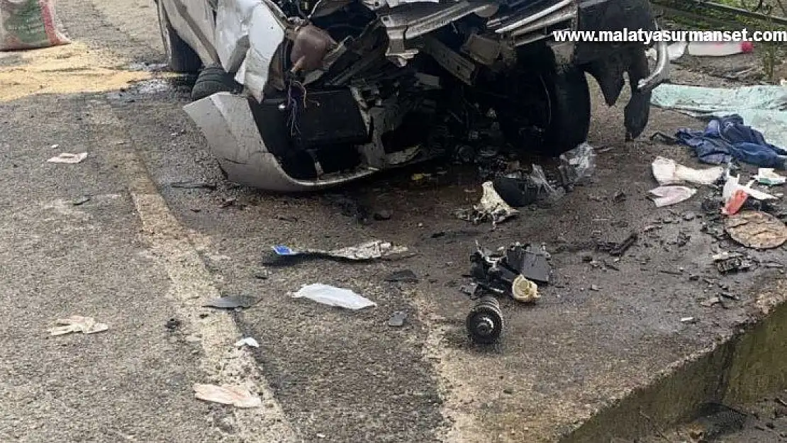 Giresun'da trafik kazası: 1 ölü, 3 yaralı