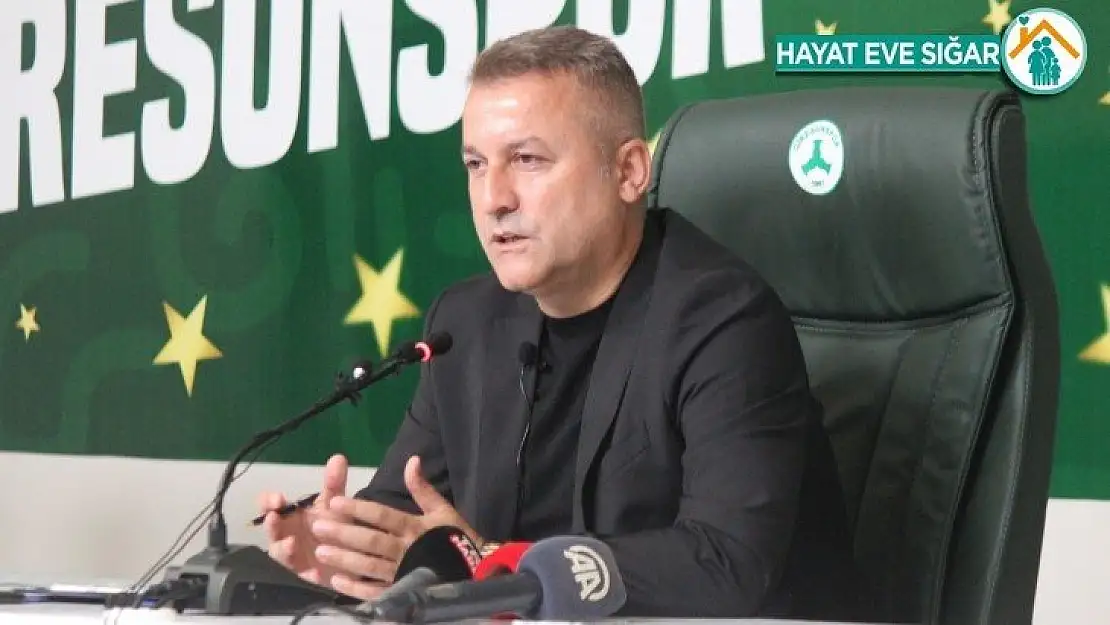Giresunspor Başkanı Karaahmet: 'Giresunspor, Süper Lig'de yeni bir hikaye yazacak'