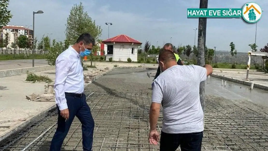 Gölbaşı Belediyesi Şehit Ahmet Özsoy Hastanesi karşısına 8 büfe yapıyor