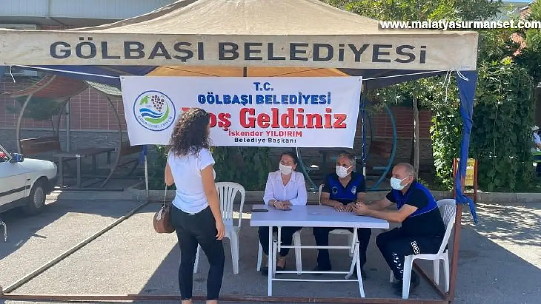 Gölbaşı Belediyesinin öğrenci masası takdir topluyor