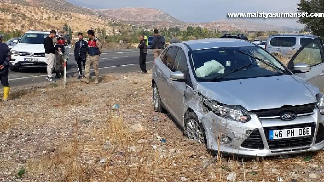 Gölbaşı ilçesinde kaza: 2 yaralı