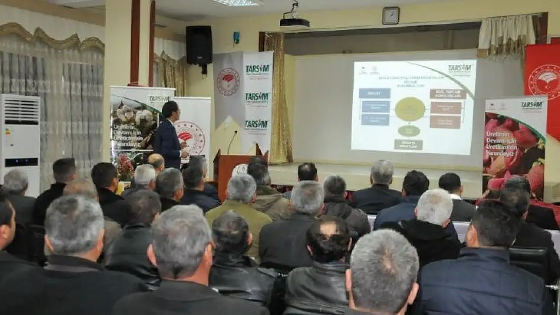 Gölbaşı ilçesinde üreticilere TARSİM anlatıldı